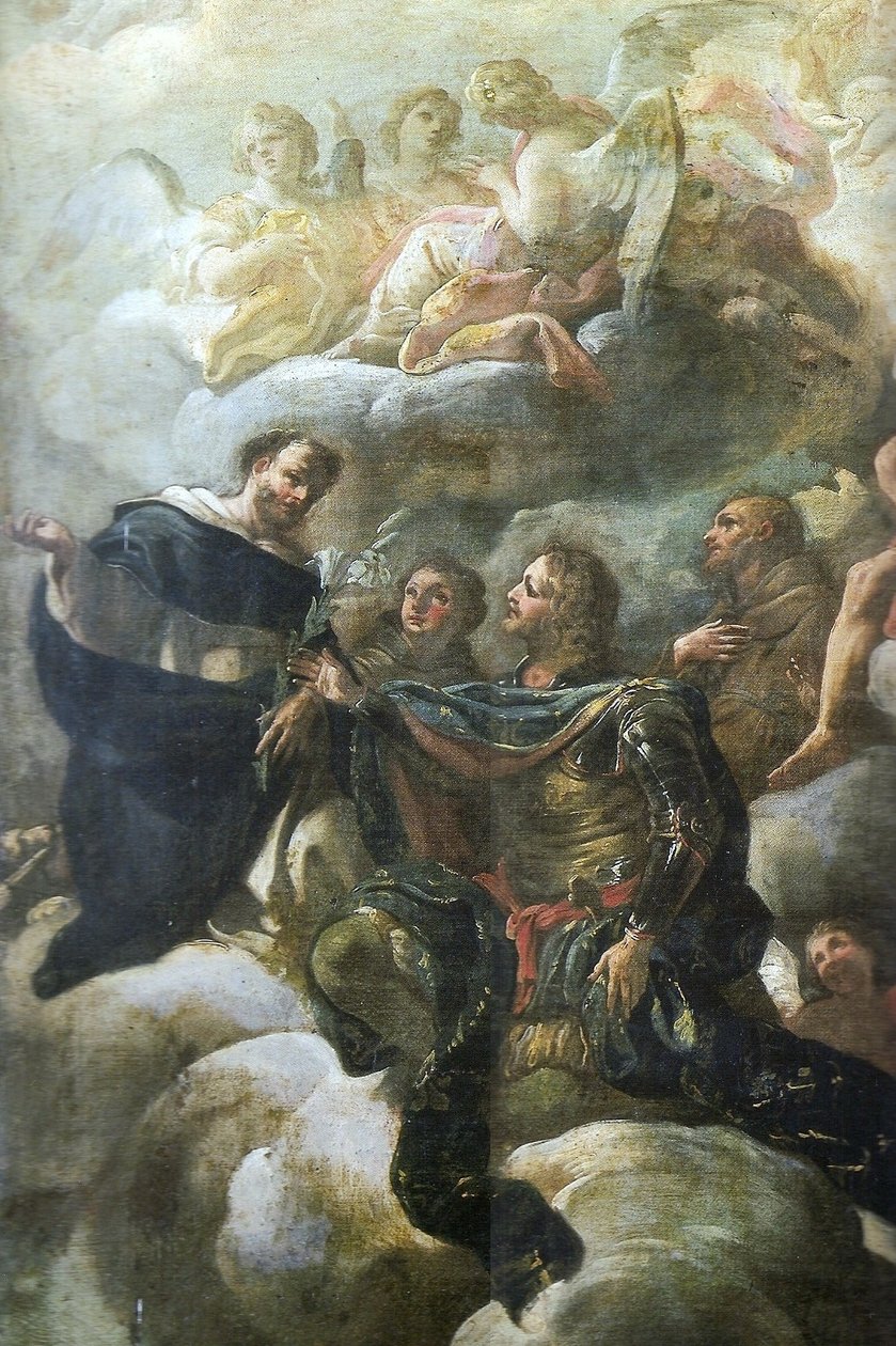Apotheosis of Sao Nicolau Lorenese detail od Corrado Giaquinto