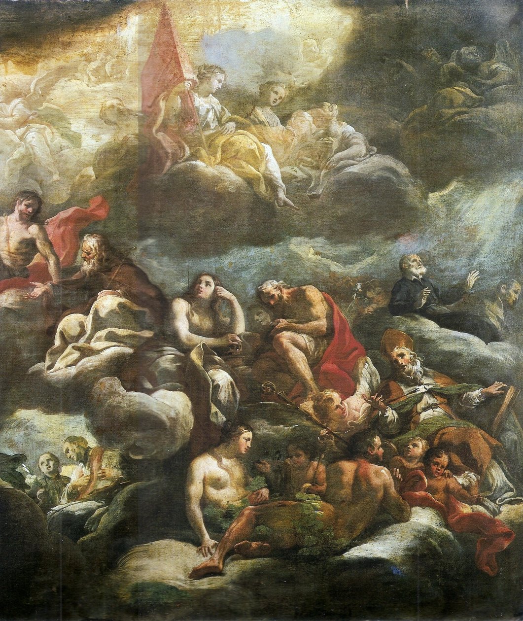 Apotheosis of Sao Nicolau Lorenese detail od Corrado Giaquinto