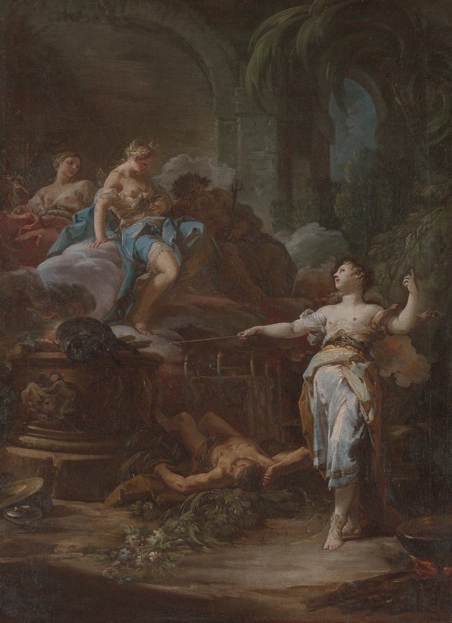 Medea Rejuvenating Aeson, ca. 1760. od Corrado Giaquinto