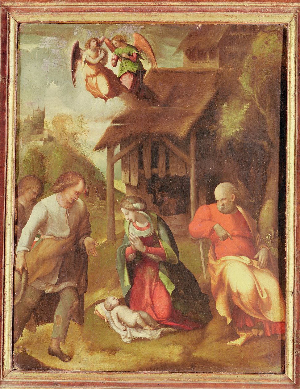 Klanění pastýřů, 1516 od Antonio da Correggio
