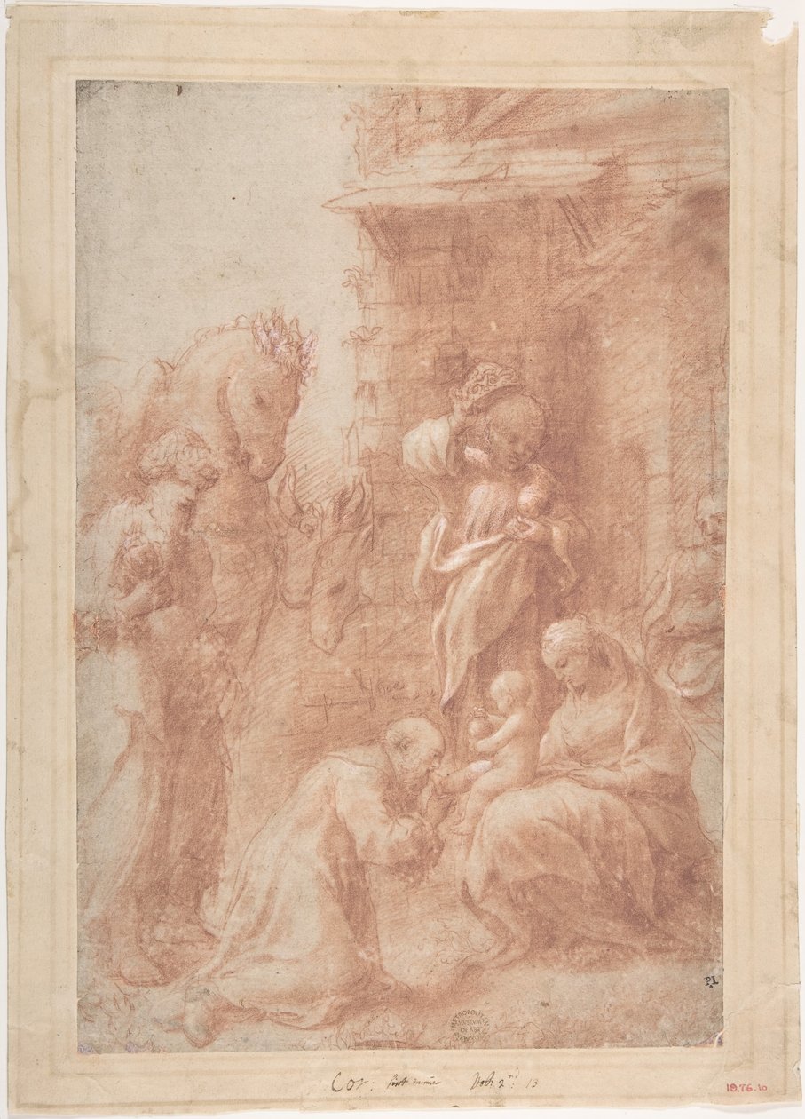 Klanění tří králů, ca. 1517. od Correggio