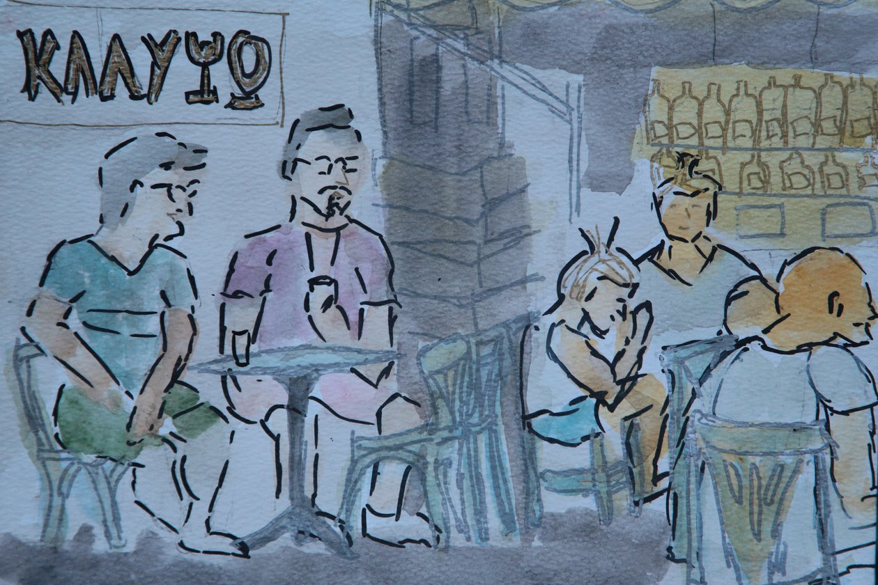 Calypso bar, Skyros od Cosima Duggal