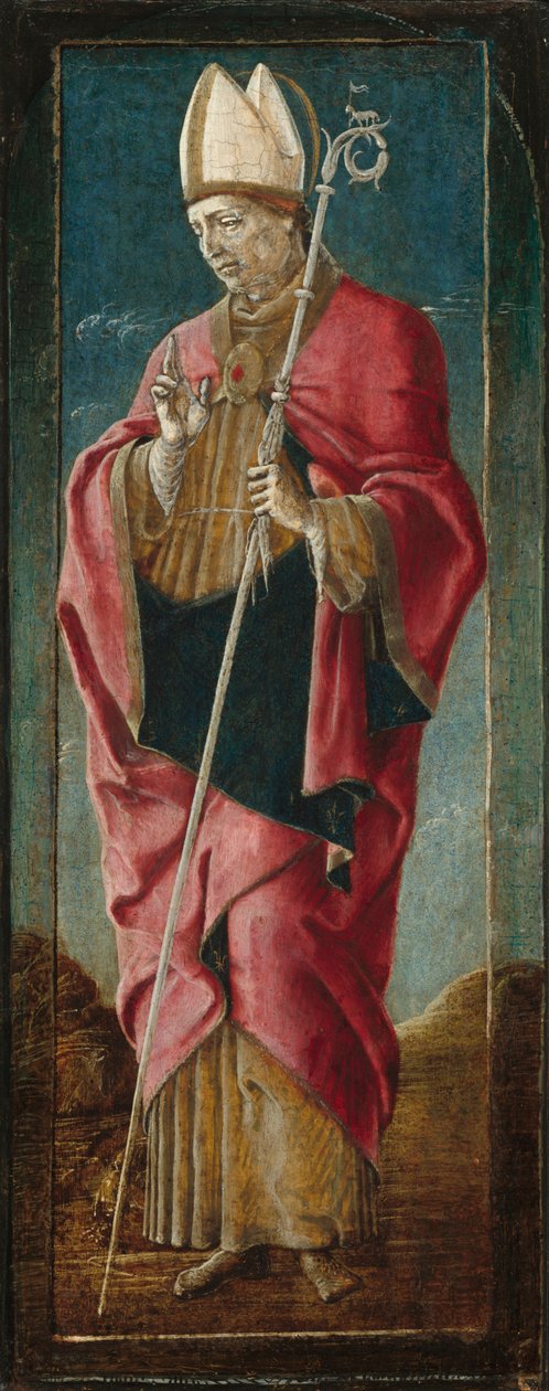 Svatý Maurelius z Ferrary od Cosimo Tura