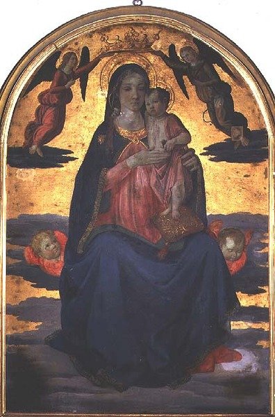 Madona s dítětem (tempera na desce) od Cosimo Rosselli
