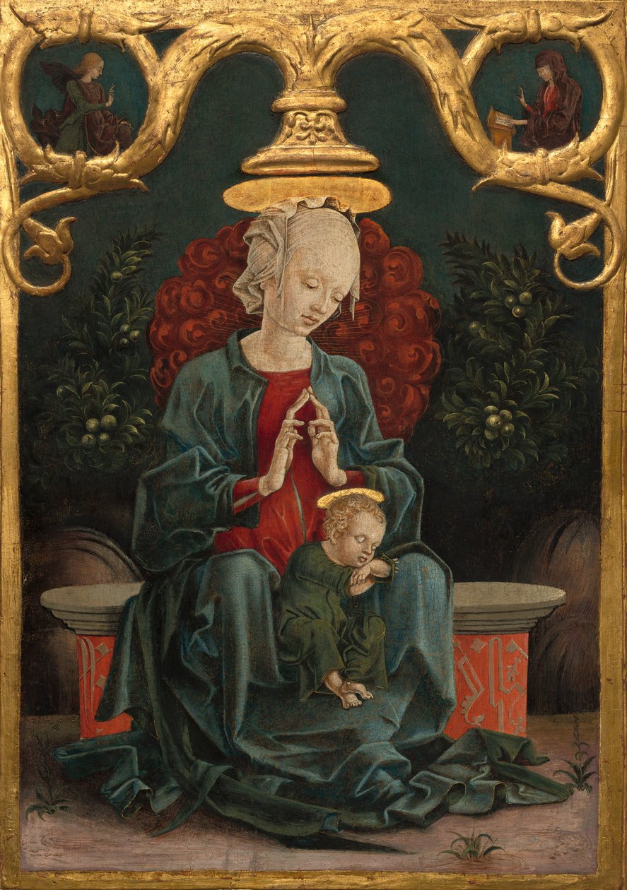 Madonna a dítě v zahradě, c.1460-70 od Cosimo Tura