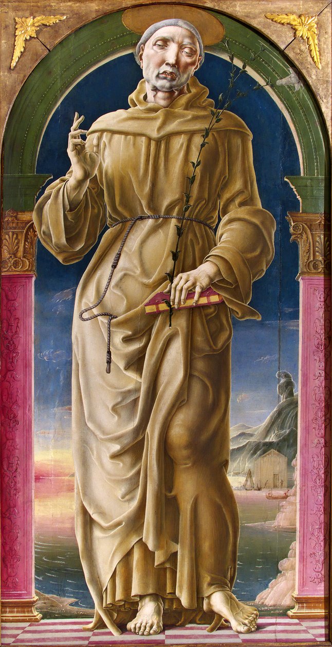 Svatý Antonín z Padovy od Cosimo Tura