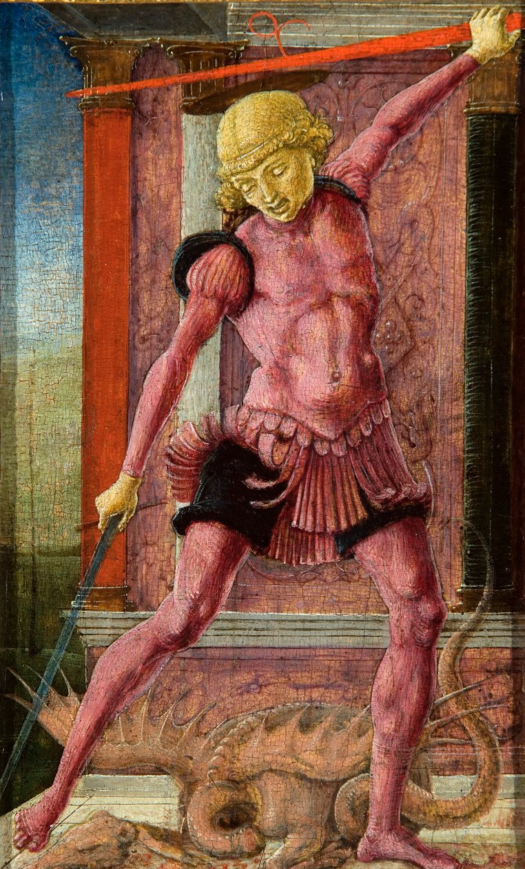 Saint George, asi 1462. od Cosimo Tura