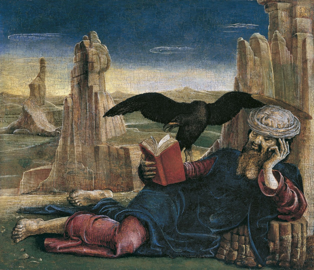 Svatý Jan Evangelista na Patmosu od Cosimo Tura