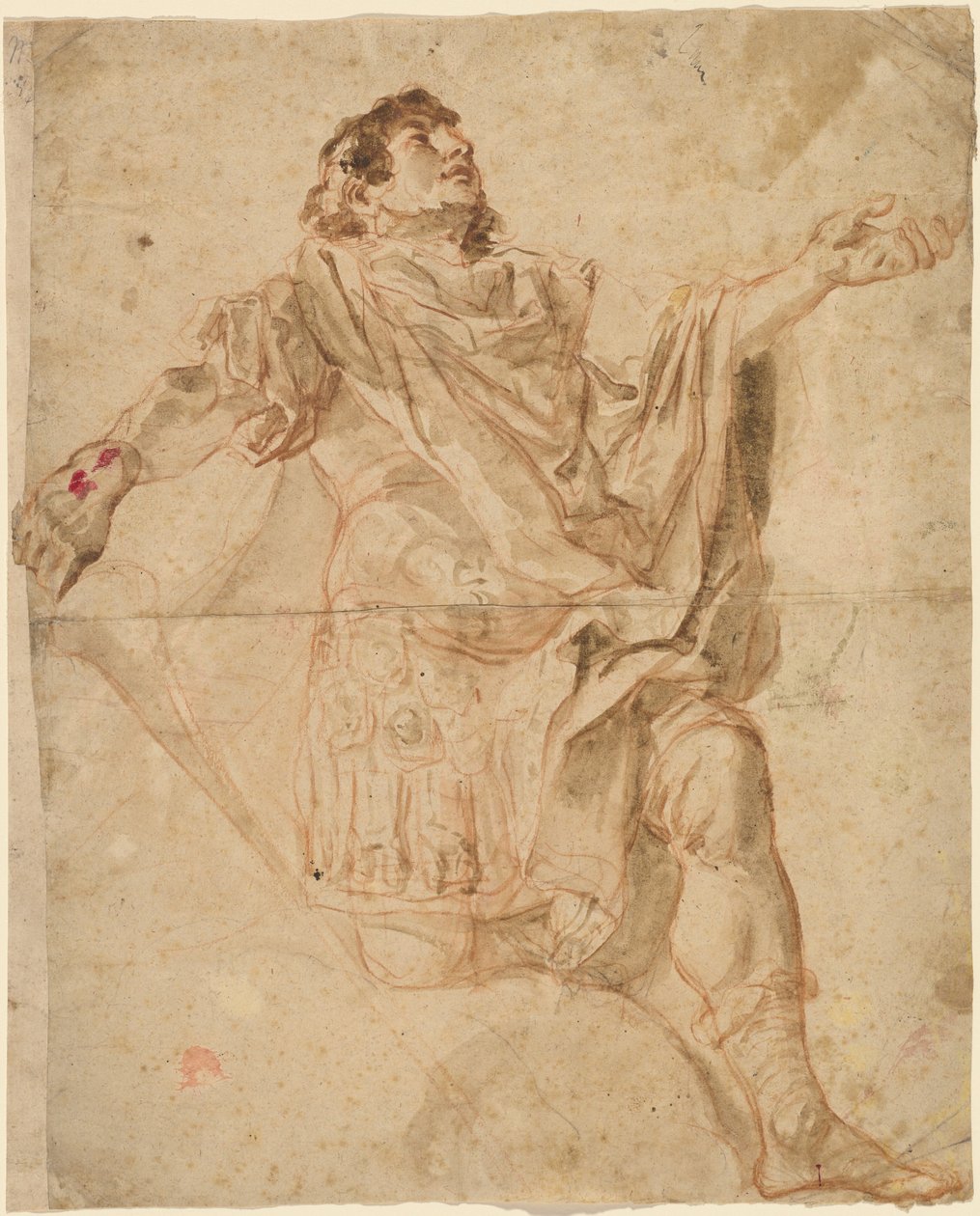 Saint George klečící (recto) od Cosmas Damian Asam