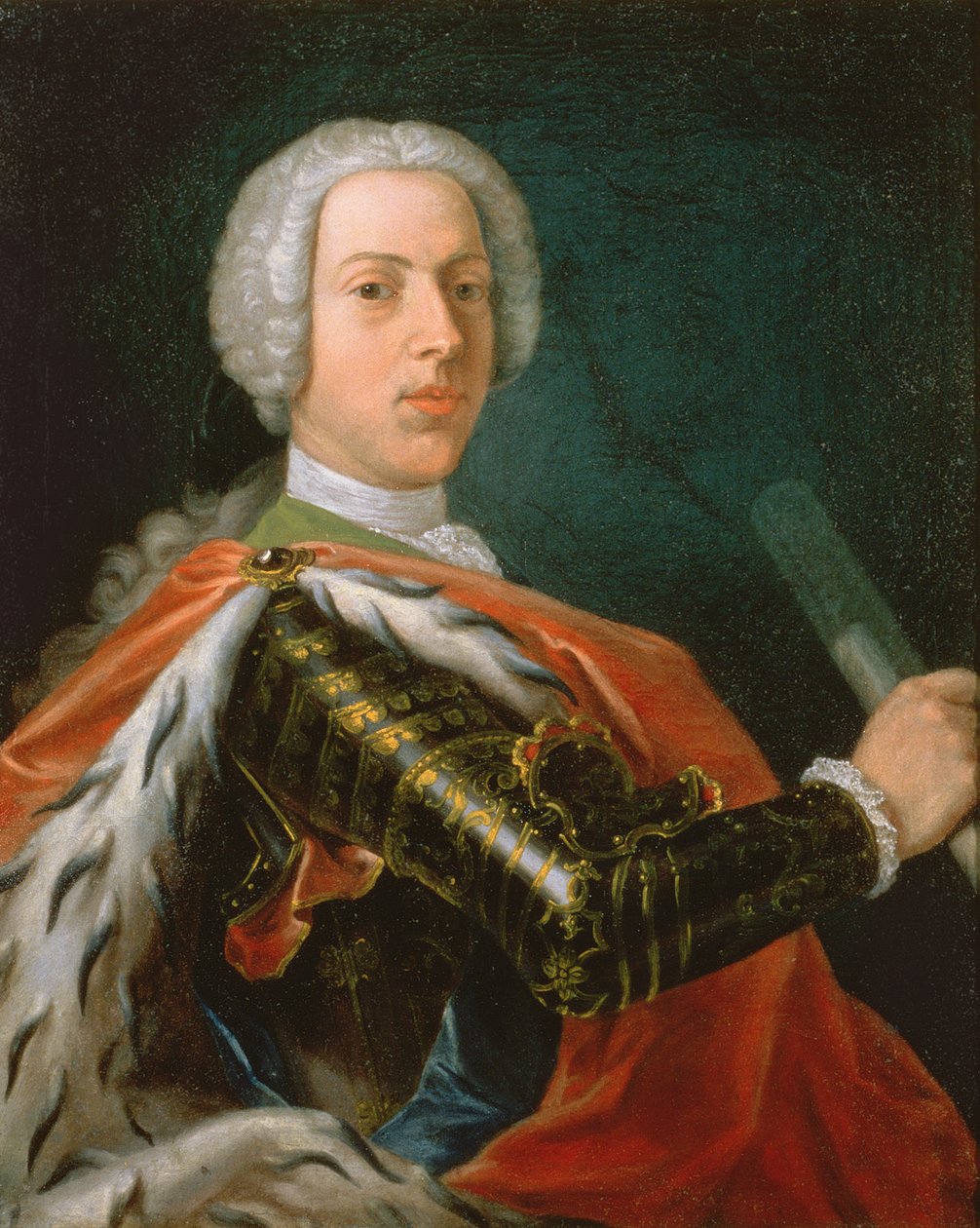 Princ Charles Edward Stuart (1720-88) neboli "Bonnie Prince Charlie", cca 1750-51 od Cosmo Alexander