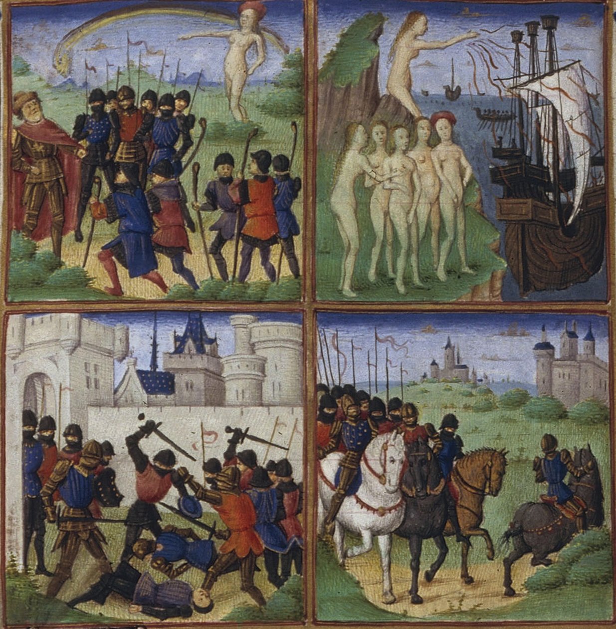 Ilustrace k Eposu Eneida od Virgila, 1450-1499 od Coëtivy Master