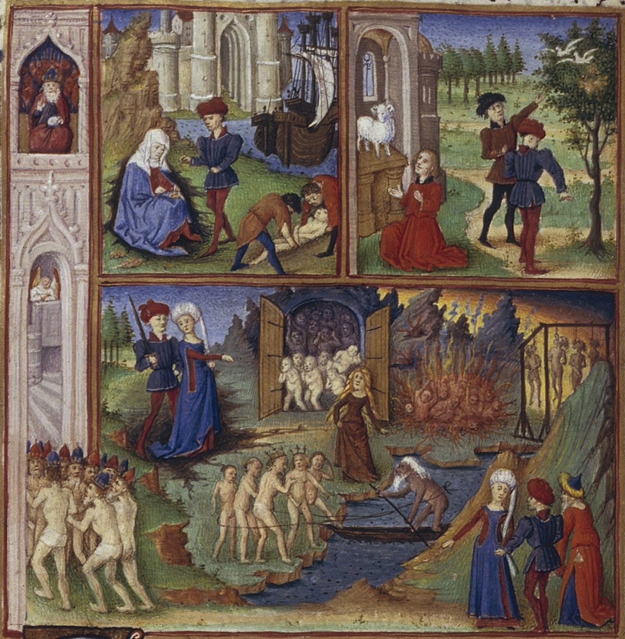 Ilustrace k Eposu Eneida od Virgila, 1450-1499 od Coëtivy Master