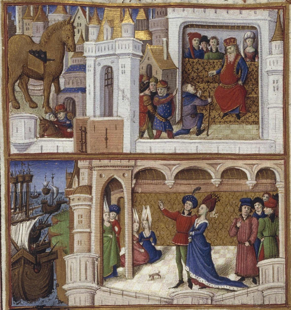Ilustrace k Eposu Eneida od Virgila, 1450-1499 od Coëtivy Master