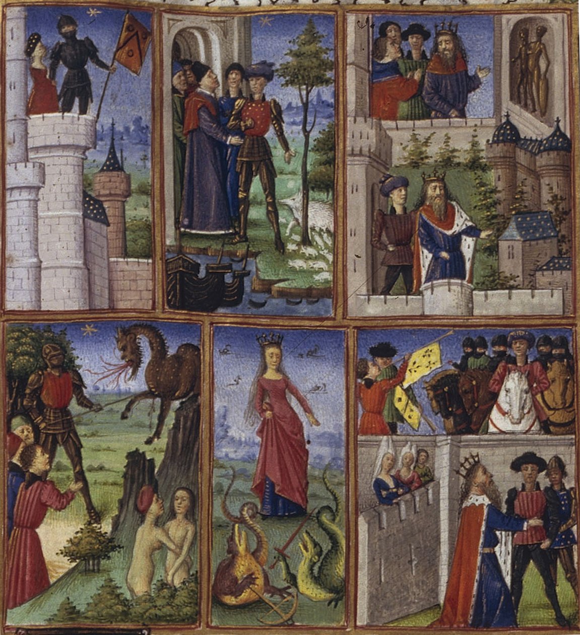 Ilustrace k Eposu Eneida od Virgila, 1450-1499 od Coëtivy Master