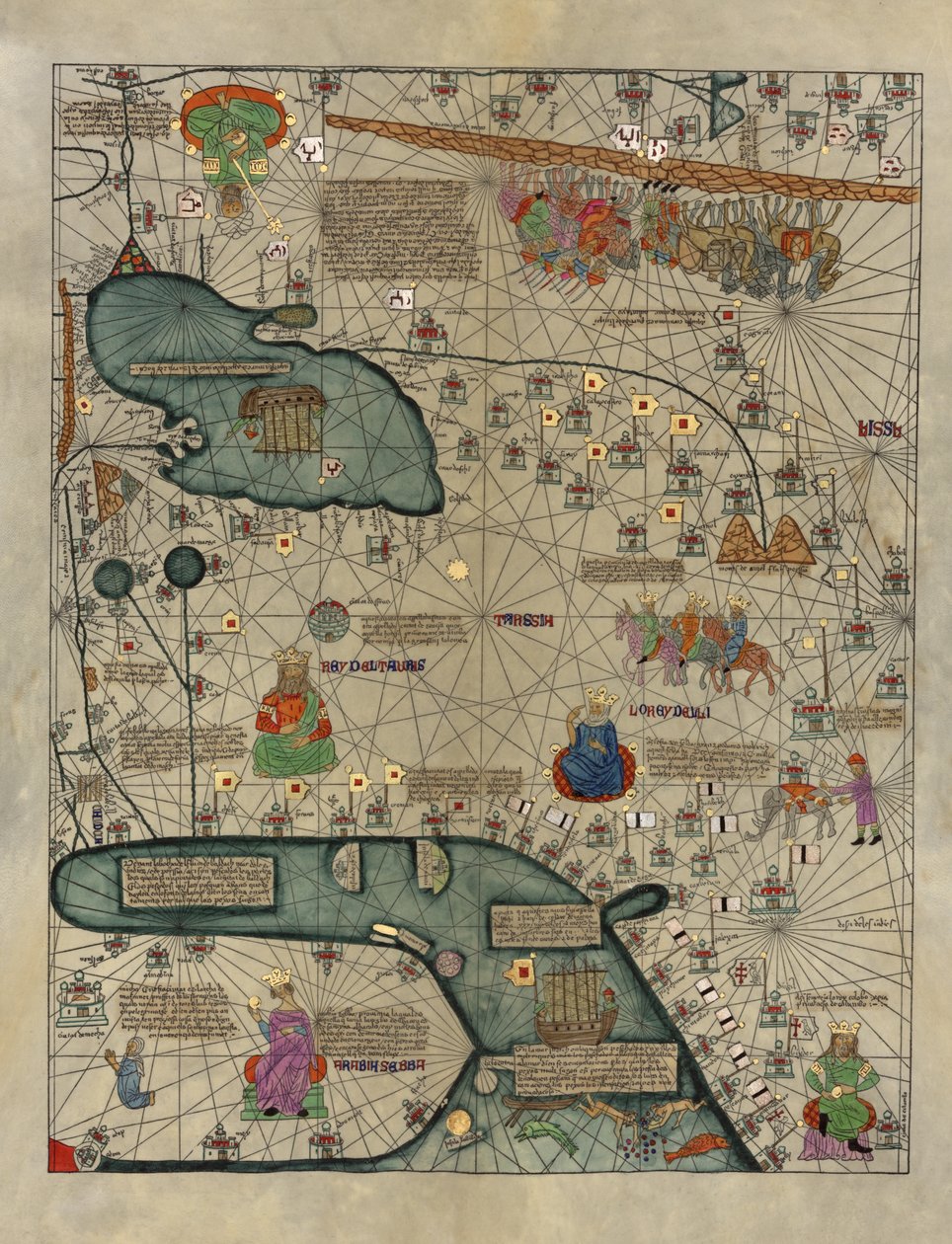 Katalánský atlas od Abraham Cresques