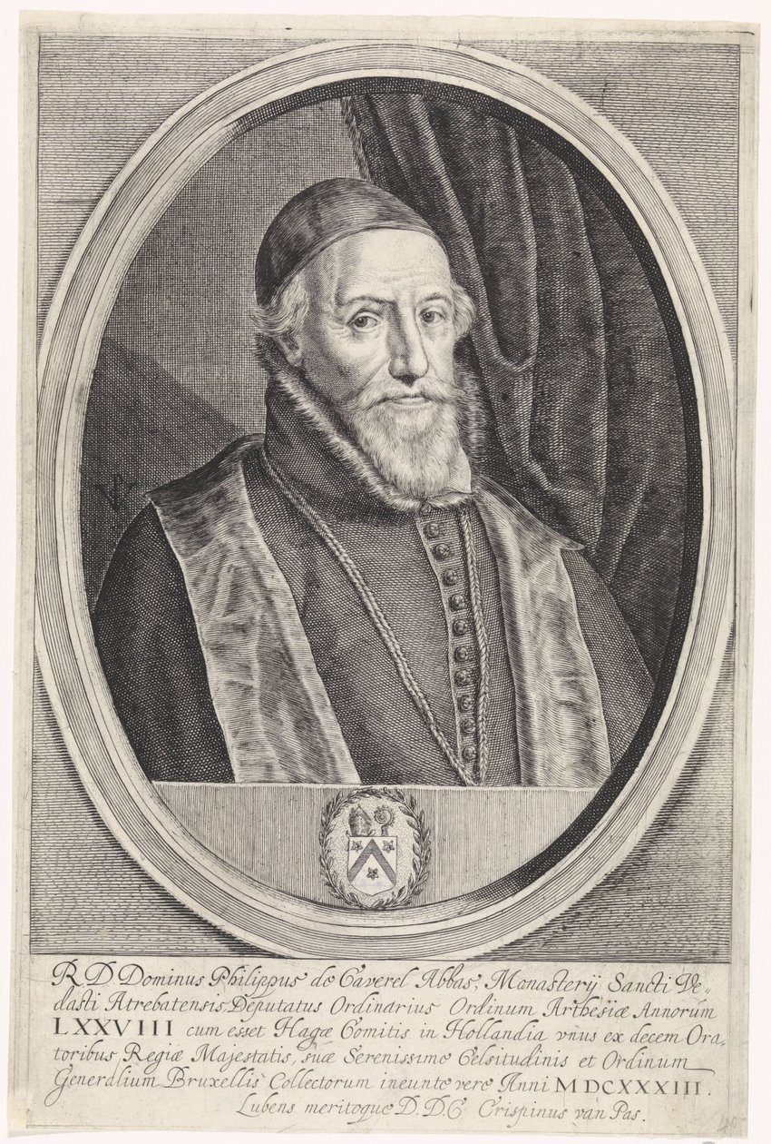 Portrét Philippa de Caverel od Crispijn van de Passe