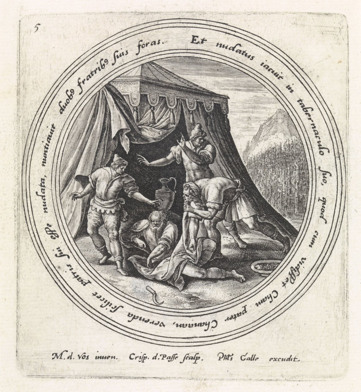 Dronkenschap van Noach Geschiedenis van Noach (series title)   1366897   cs       czech Successfully Translated  Original: Marriage Morning of Theseus and Hippolyta (study for .1036) - Enter Theseus, from A Midsummer Night Translat: Marriage Morning of The od Crispijn van de Passe (I)