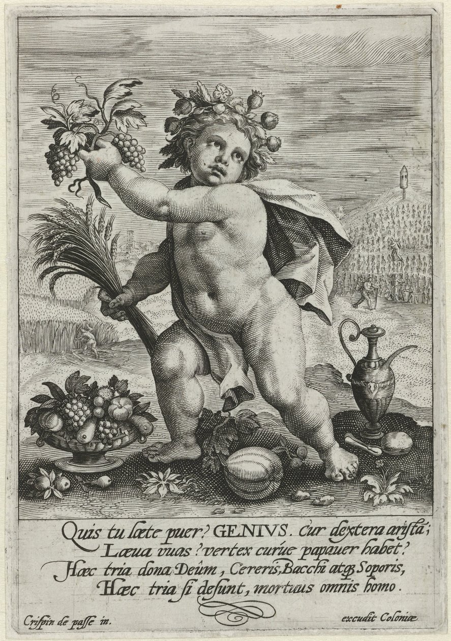 Génius The Essence of Human Existence (název série) od Crispijn van de Passe (I)