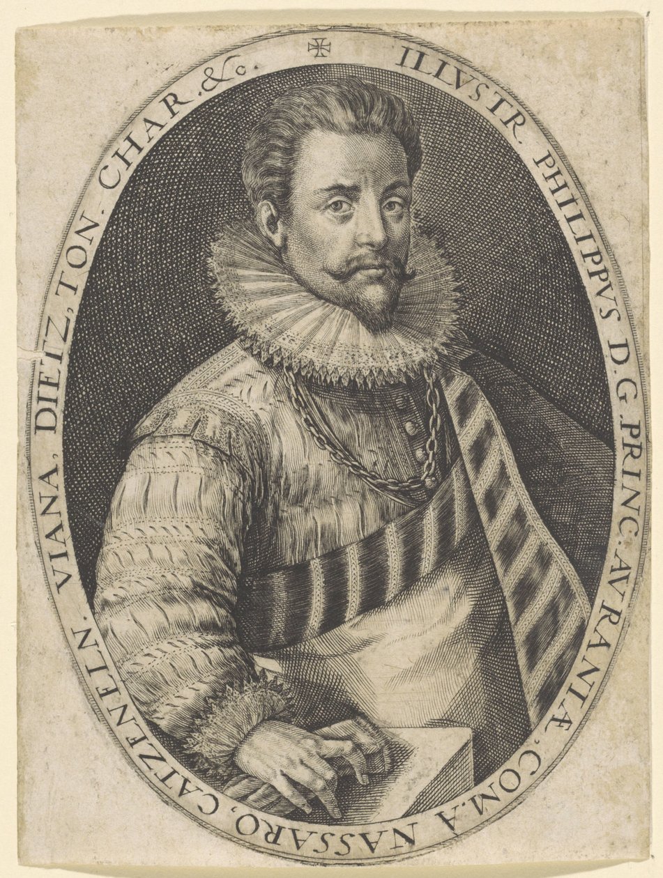 Portrét Philipa Williama, prince z Orange od Crispijn van de Passe (I)
