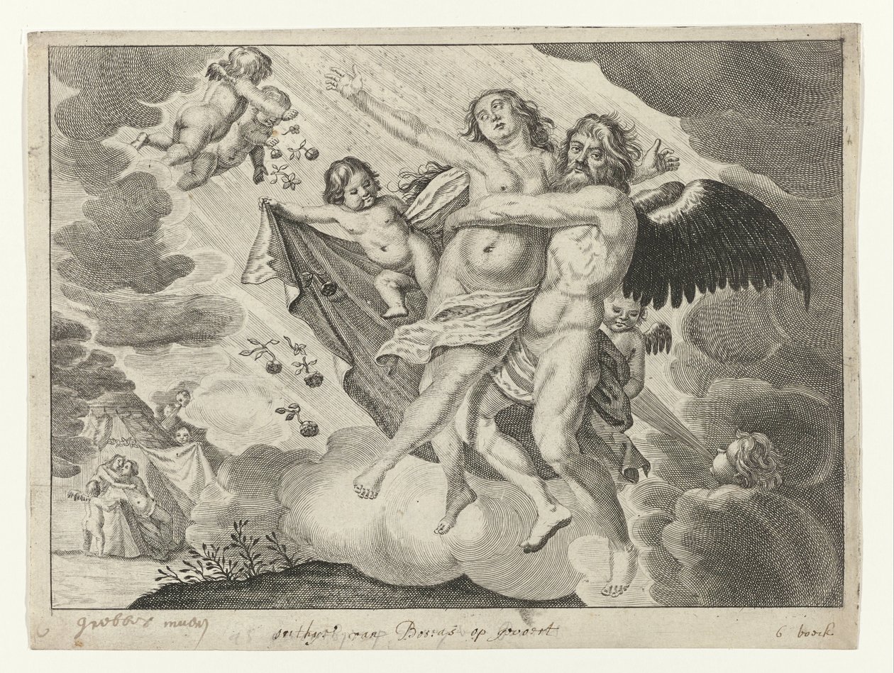 Boreas unese Oreithyii od Crispijn van de Passe (II) (possibly)
