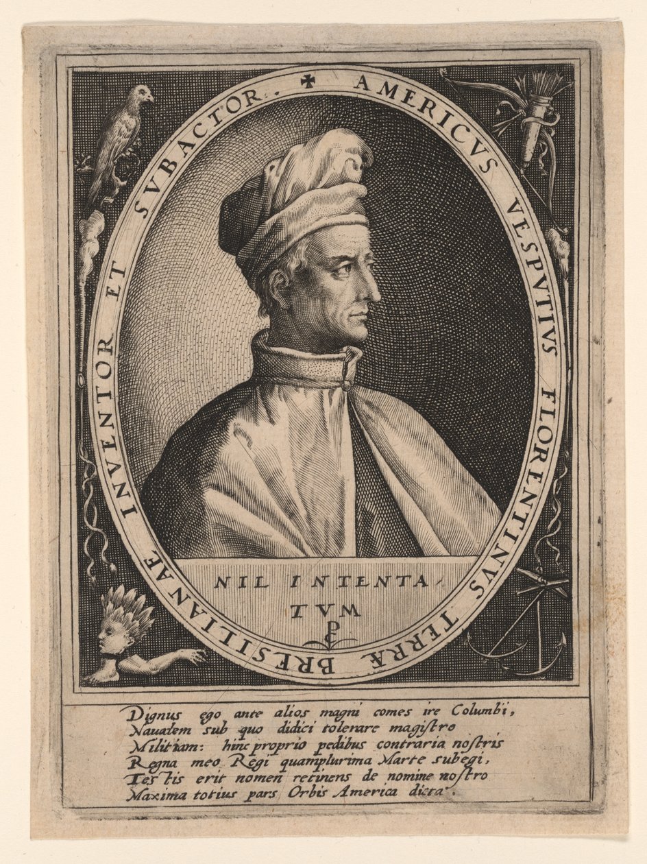 Amerigo Vespucci od Crispijn van de Passe I