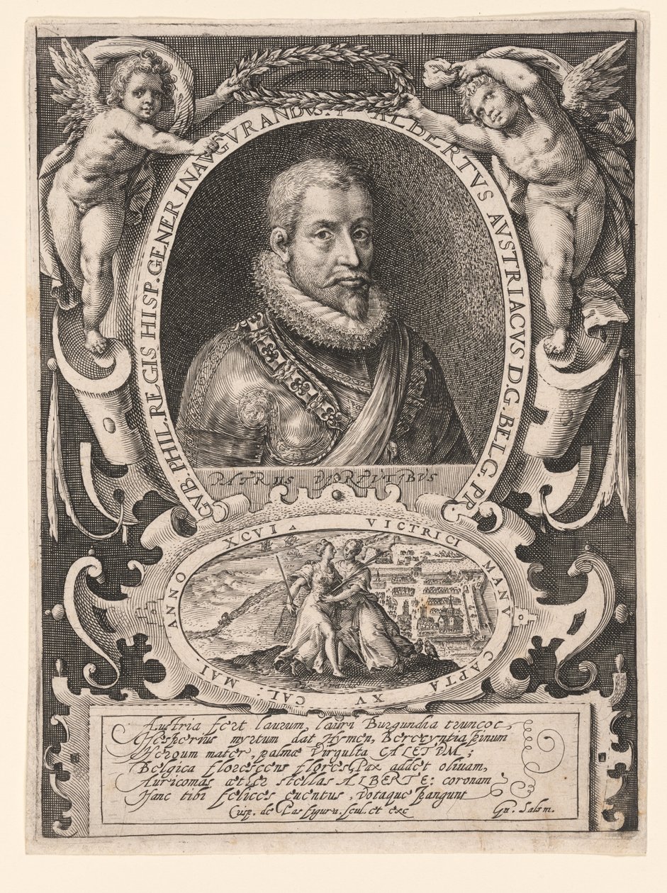 Arcivévoda Albert Rakouský od Crispijn van de Passe I