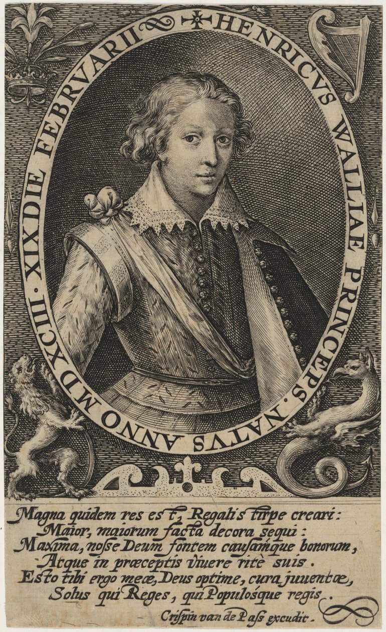 Henry Frederick, princ z Walesu od Crispijn van de Passe I