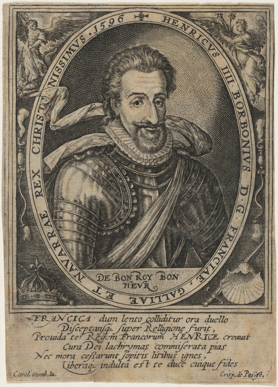 Jindřich IV., král Francie od Crispijn van de Passe I