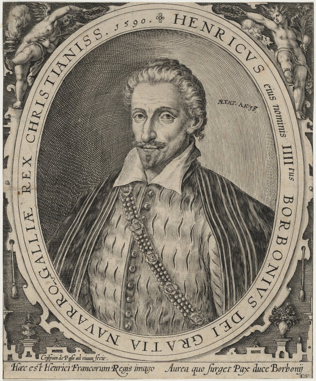 Jindřich IV., král Francie od Crispijn van de Passe I