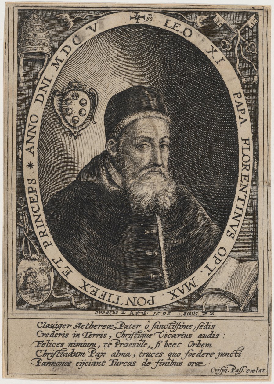 Papež Lev XI. od Crispijn van de Passe I