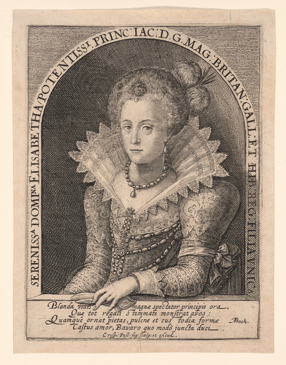 Princezna Alžběta Stuartovna od Crispijn van de Passe I