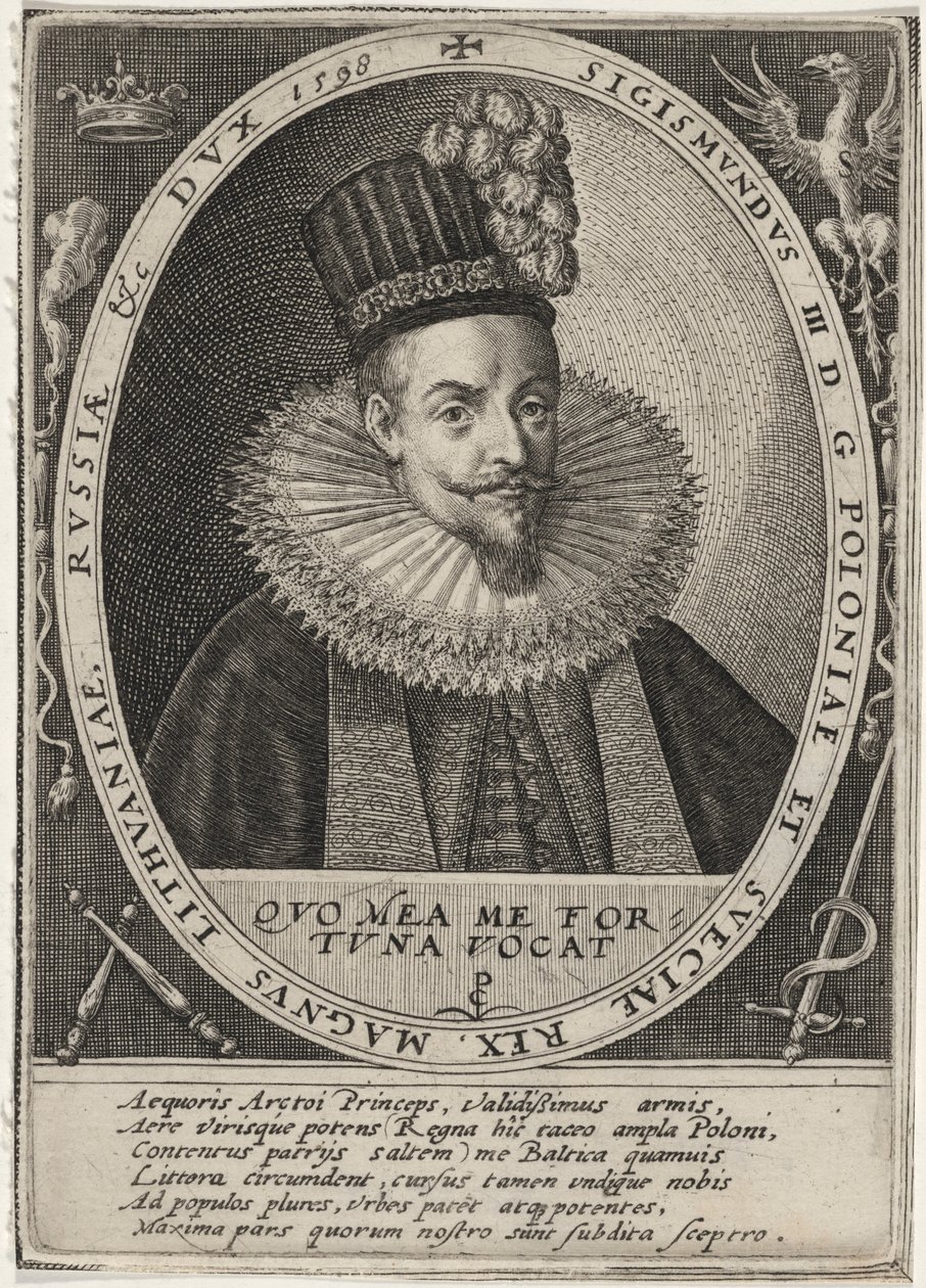 Zikmund III., polský král od Crispijn van de Passe I