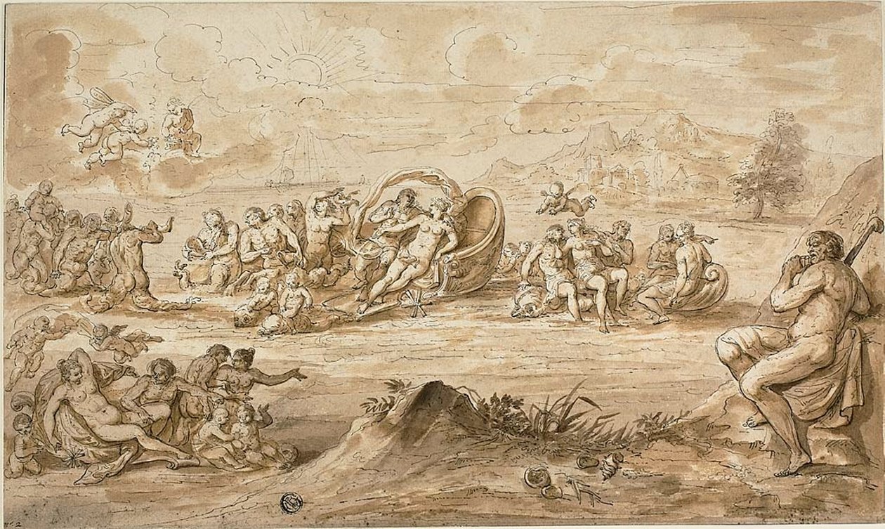 Acis a Galatea od Crispin van den Broeck