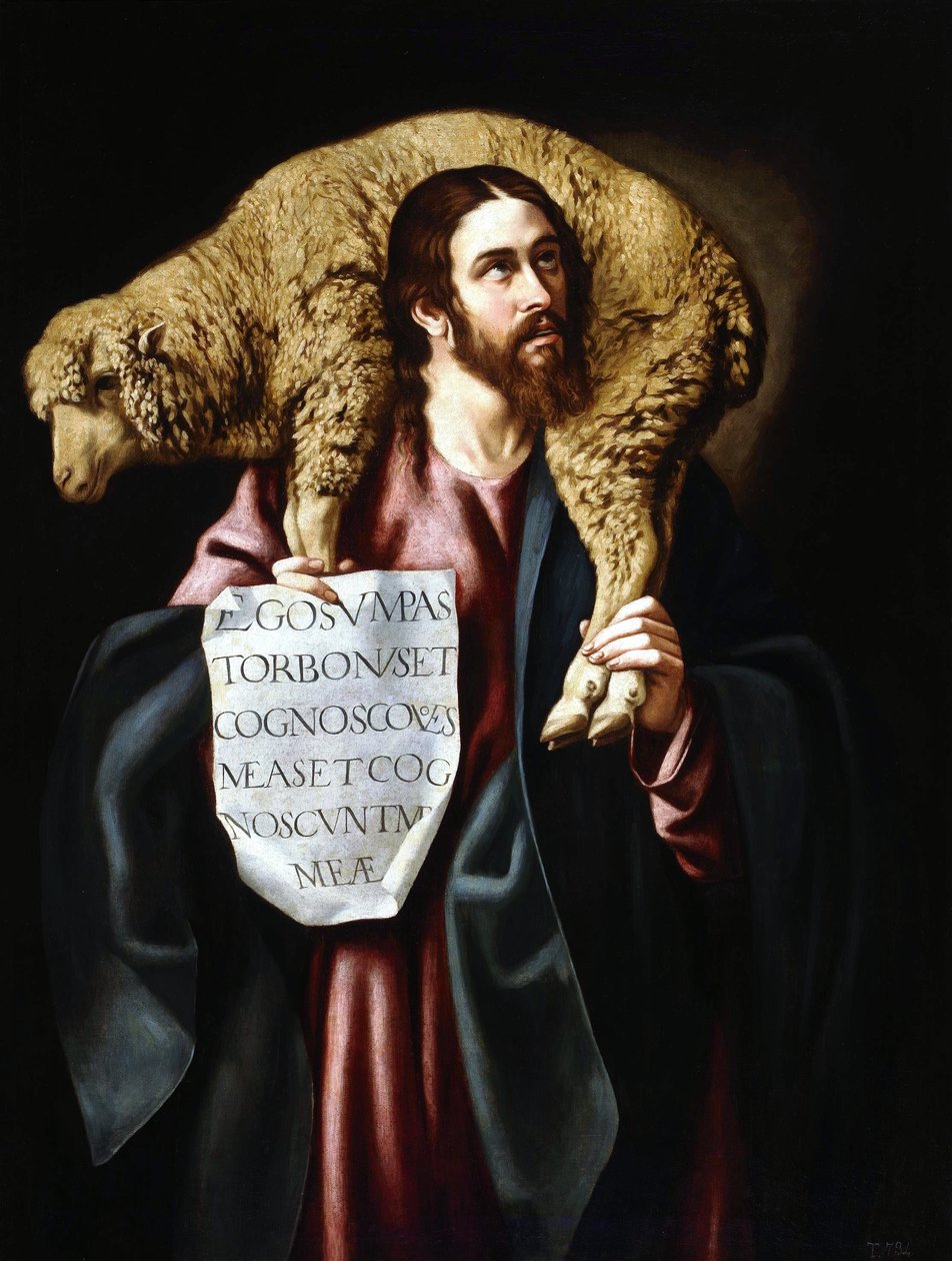 Španělština:  El Buen Pastor od Cristóbal García Salmerón