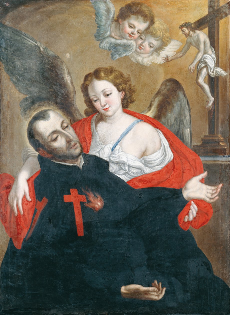 Extáze svatého Kamila de Lellis od Cristóbal Lozano
