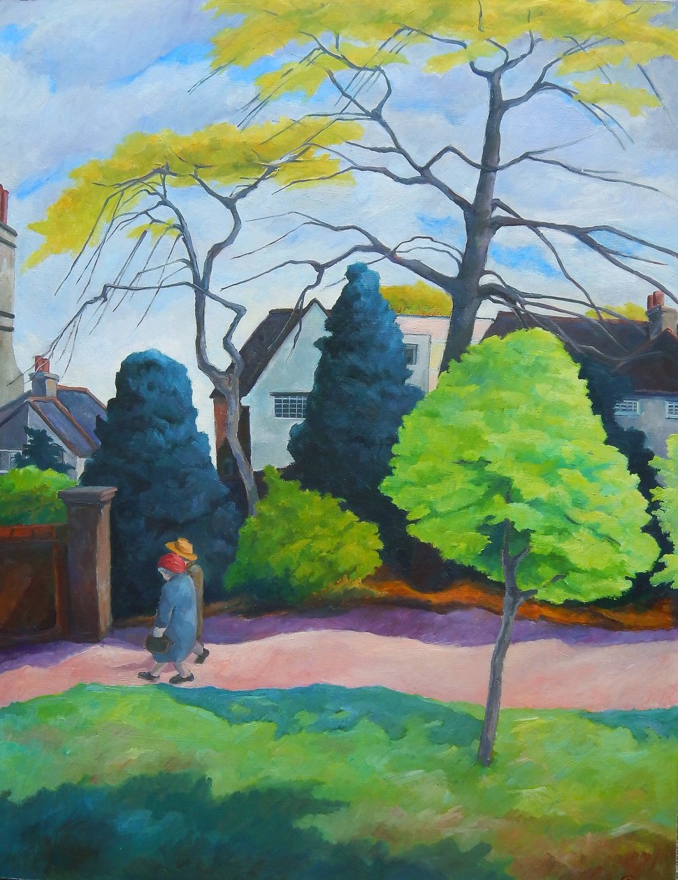 Staří přátelé, 1985, [olej na desce] od Cristiana Angelini