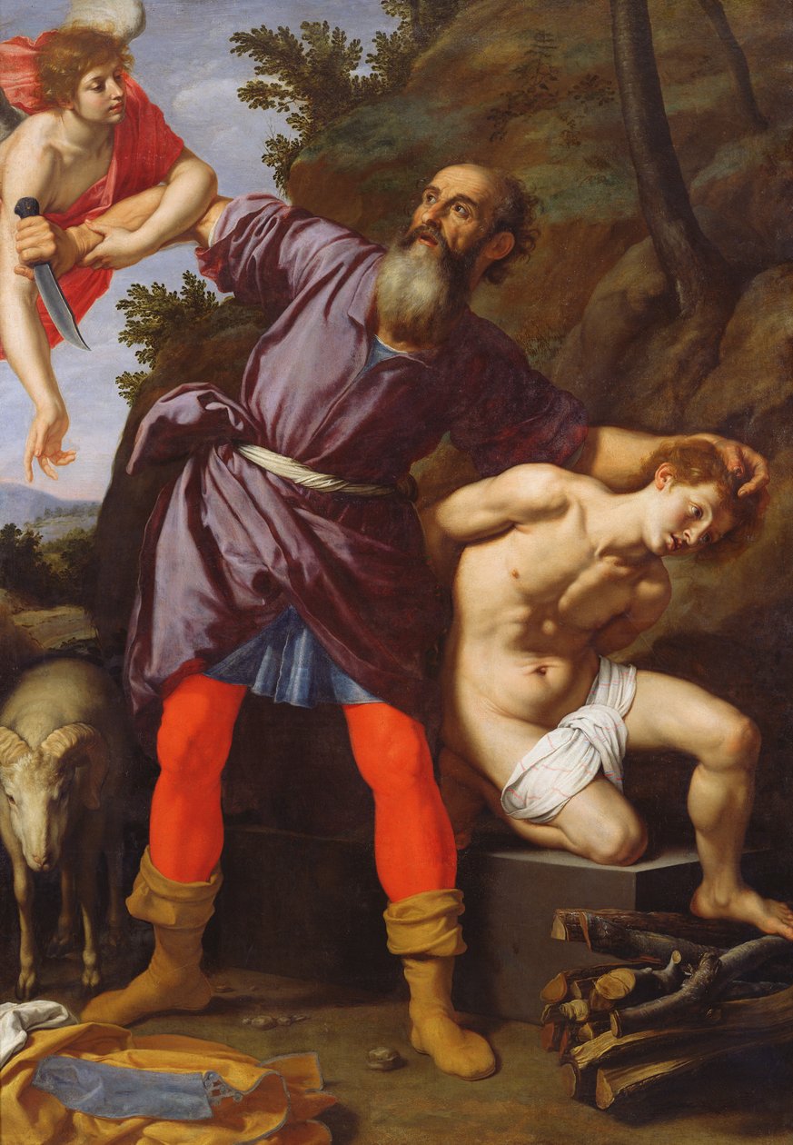 Abrahamova oběť od Cristofano Allori