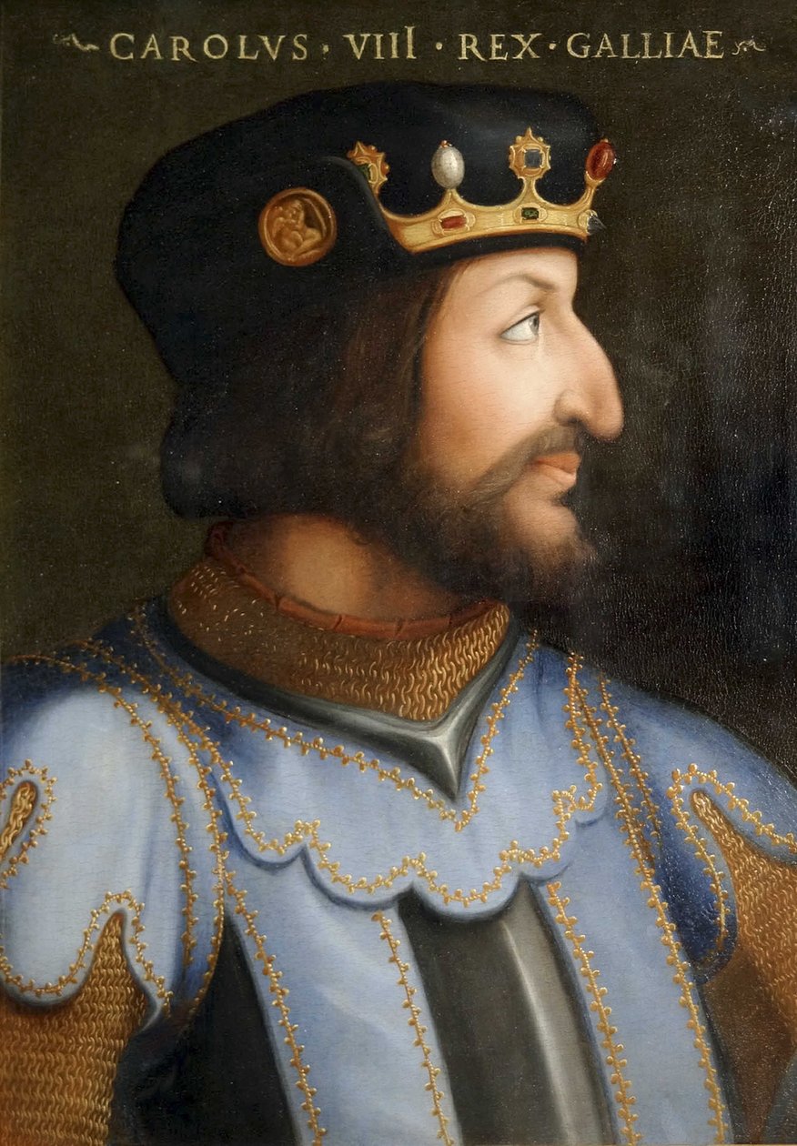Portrét krále Karla VIII (1470 - 1498) od Cristofano dell