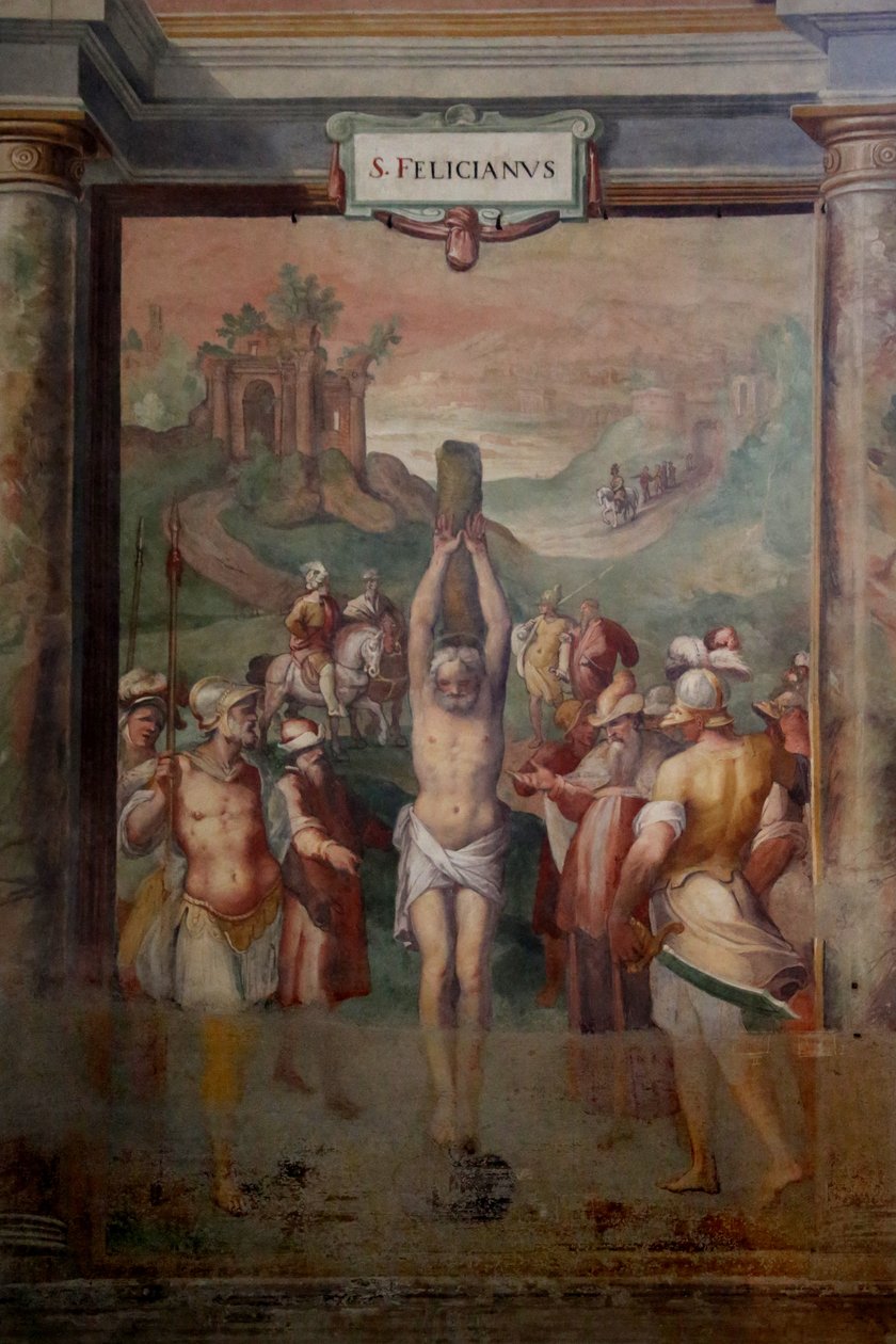 Umučení svatého Feliciána od Cristoforo and Tempesta, Antonio Roncalli