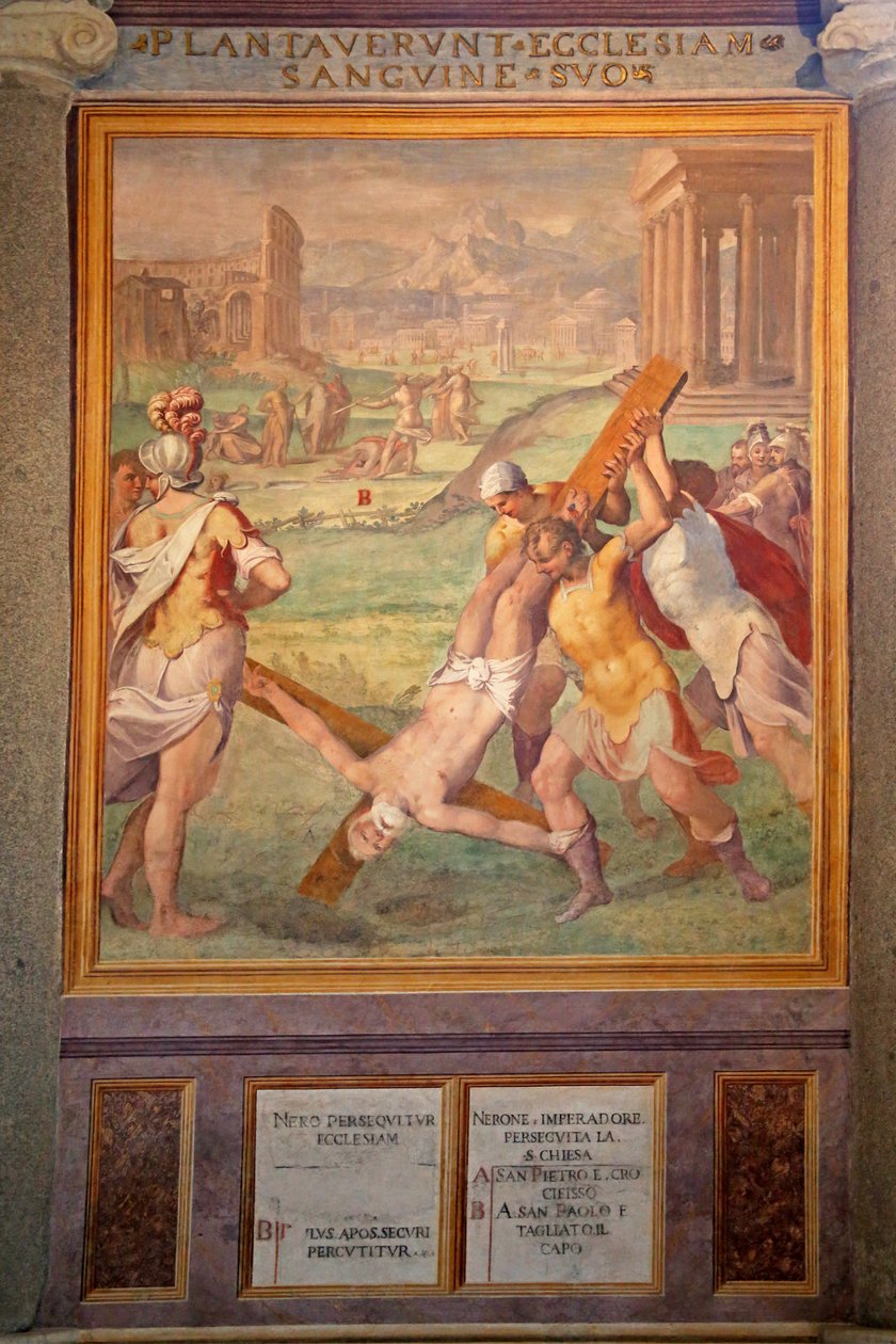 Umučení svatého Petra od Cristoforo and Tempesta, Antonio Roncalli