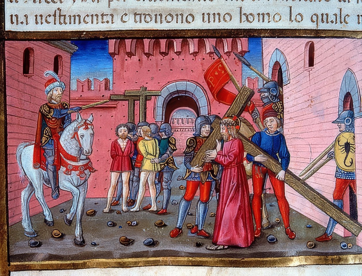 Kristus nesoucí kříž (c.115v). 1476 od Cristoforo De Predis