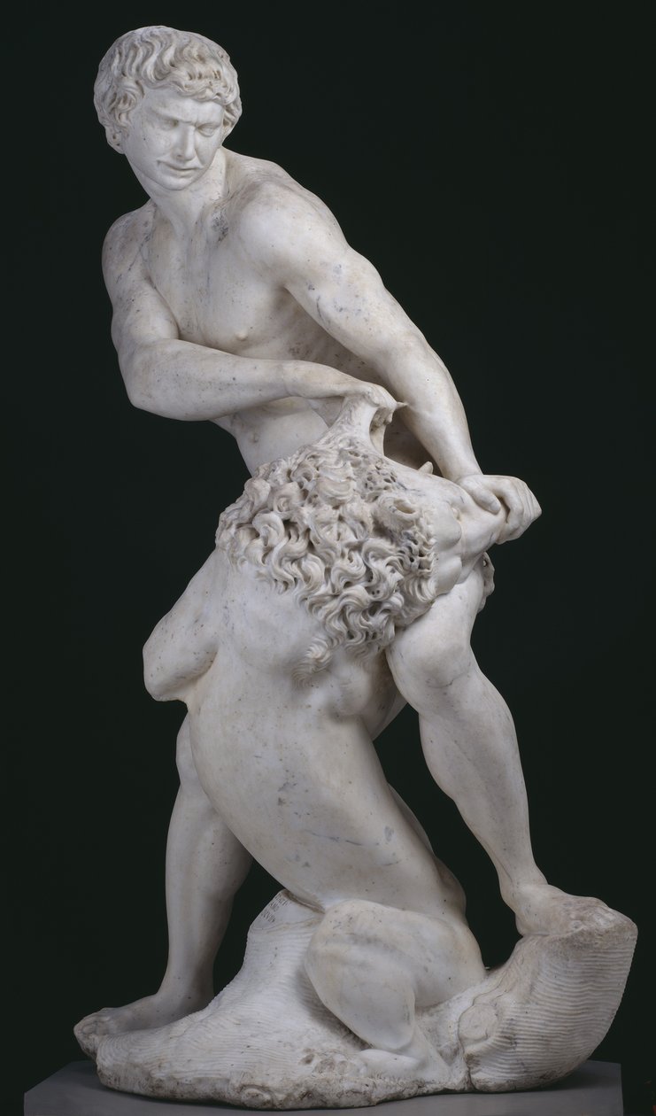 Samson a lev od Cristoforo Stati