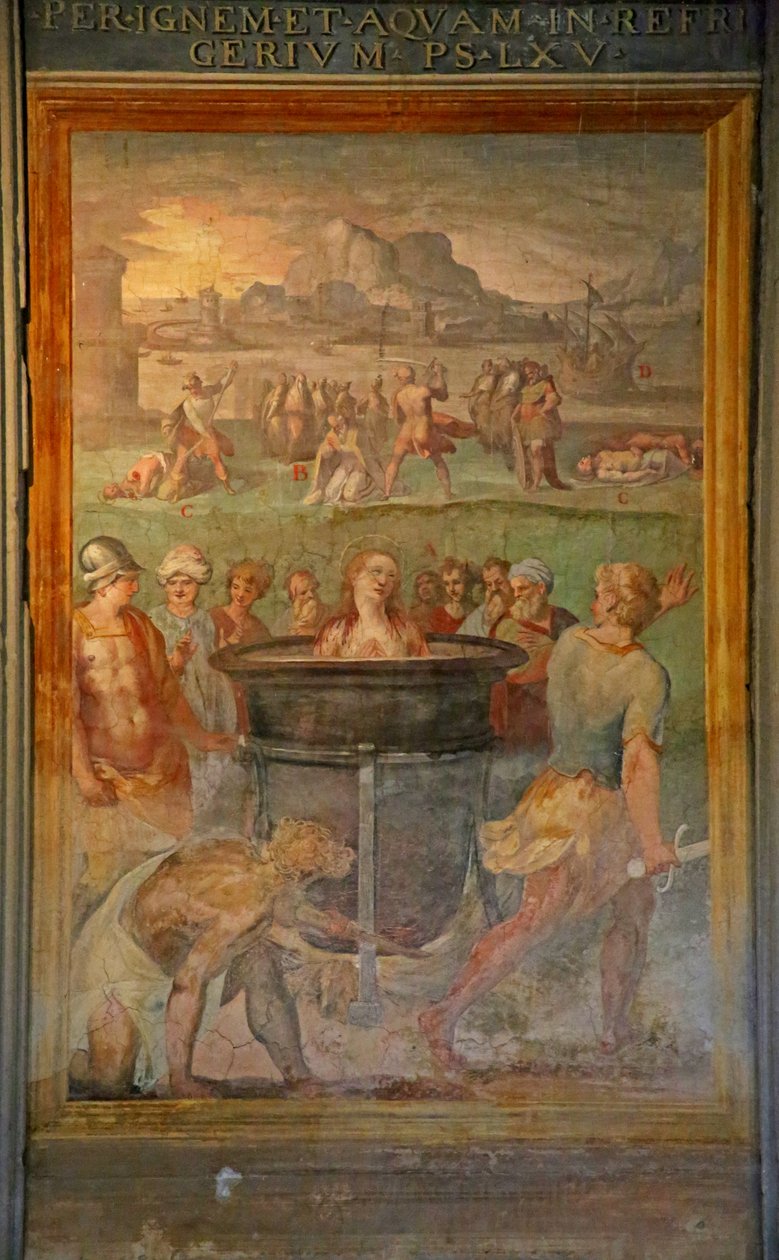 Svatá žena je uvařena zaživa od Cristoforo and Tempesta, Antonio Roncalli