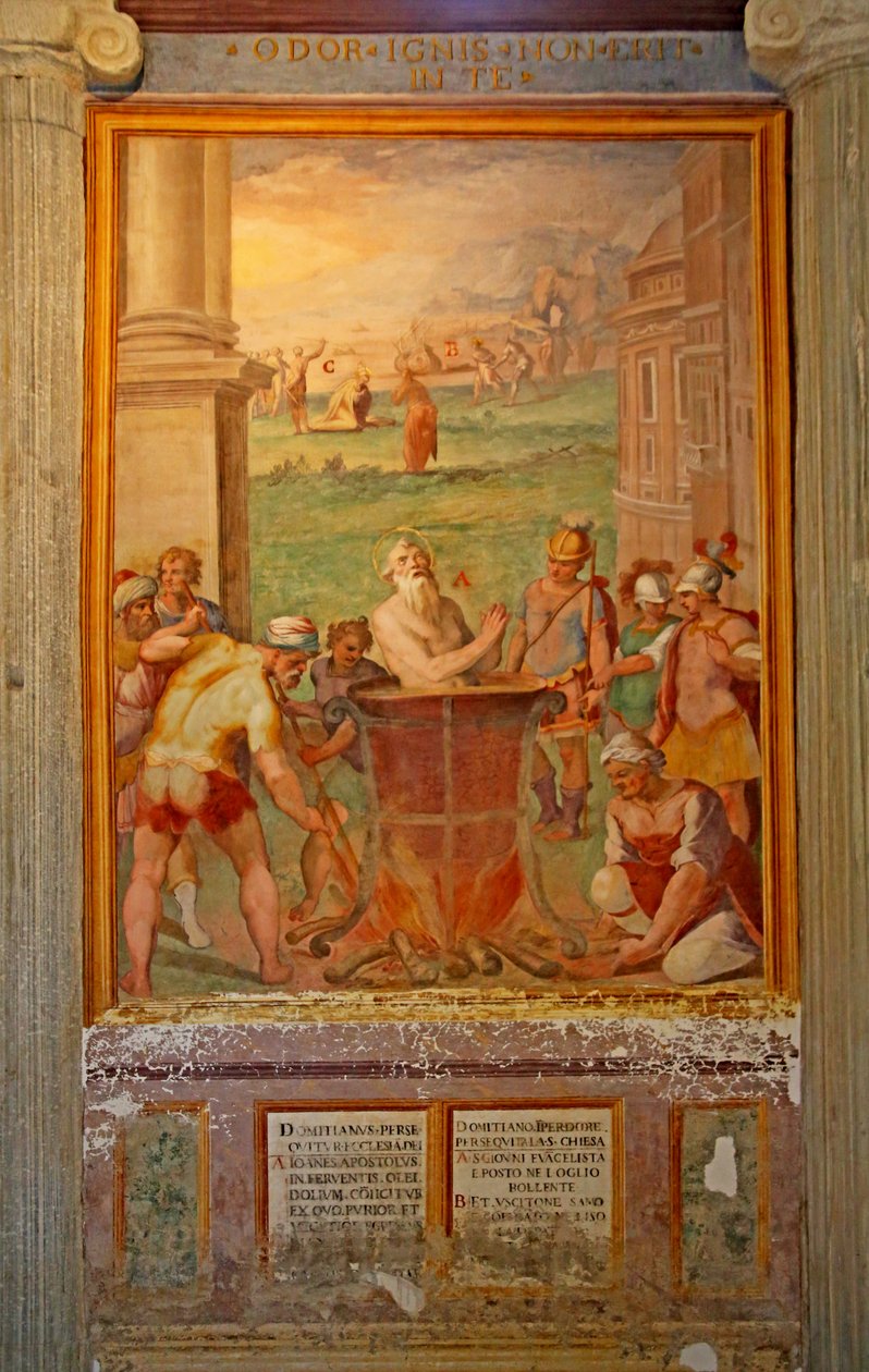 Svatý Jan vařený v oleji od Cristoforo and Tempesta, Antonio Roncalli
