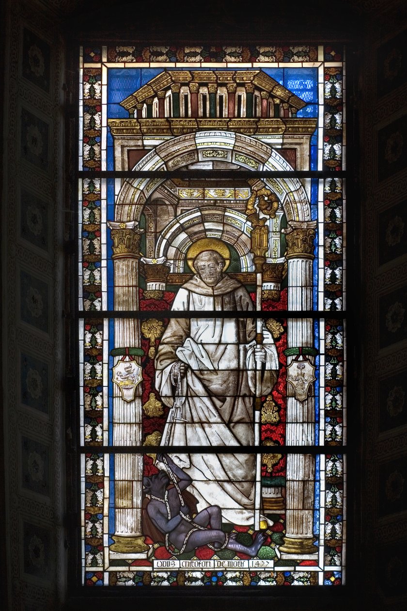 Saint Bernard (vitráže) od Cristoforo de Mottis