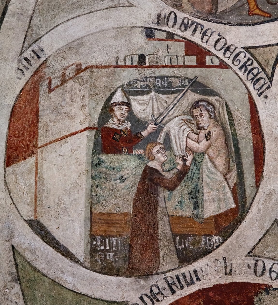 Agamemnón znehybněn Klytemnestrou od Cristoforo di & Piero Meo di Bindoccio