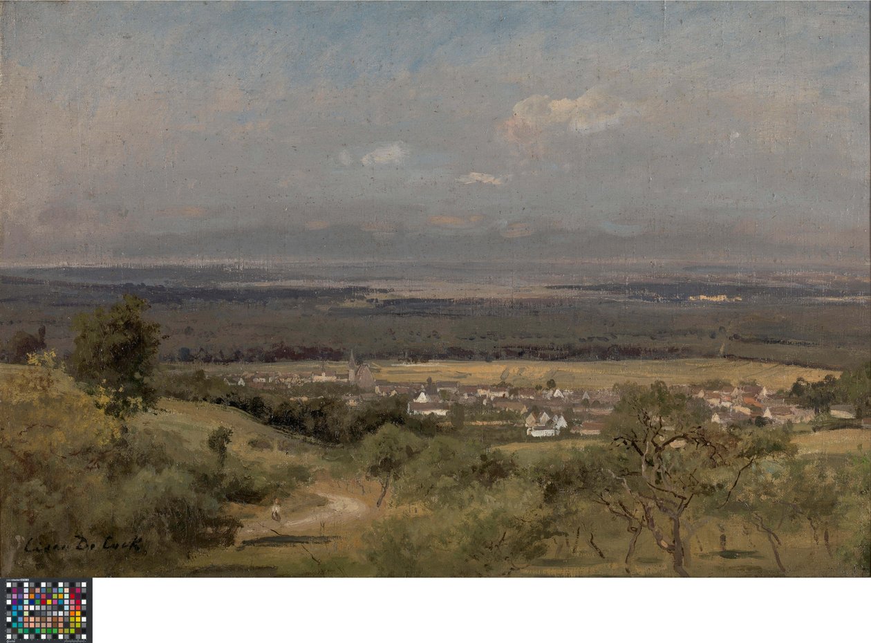 Krajina u Gasny (Normandie) od Cesar de Cock