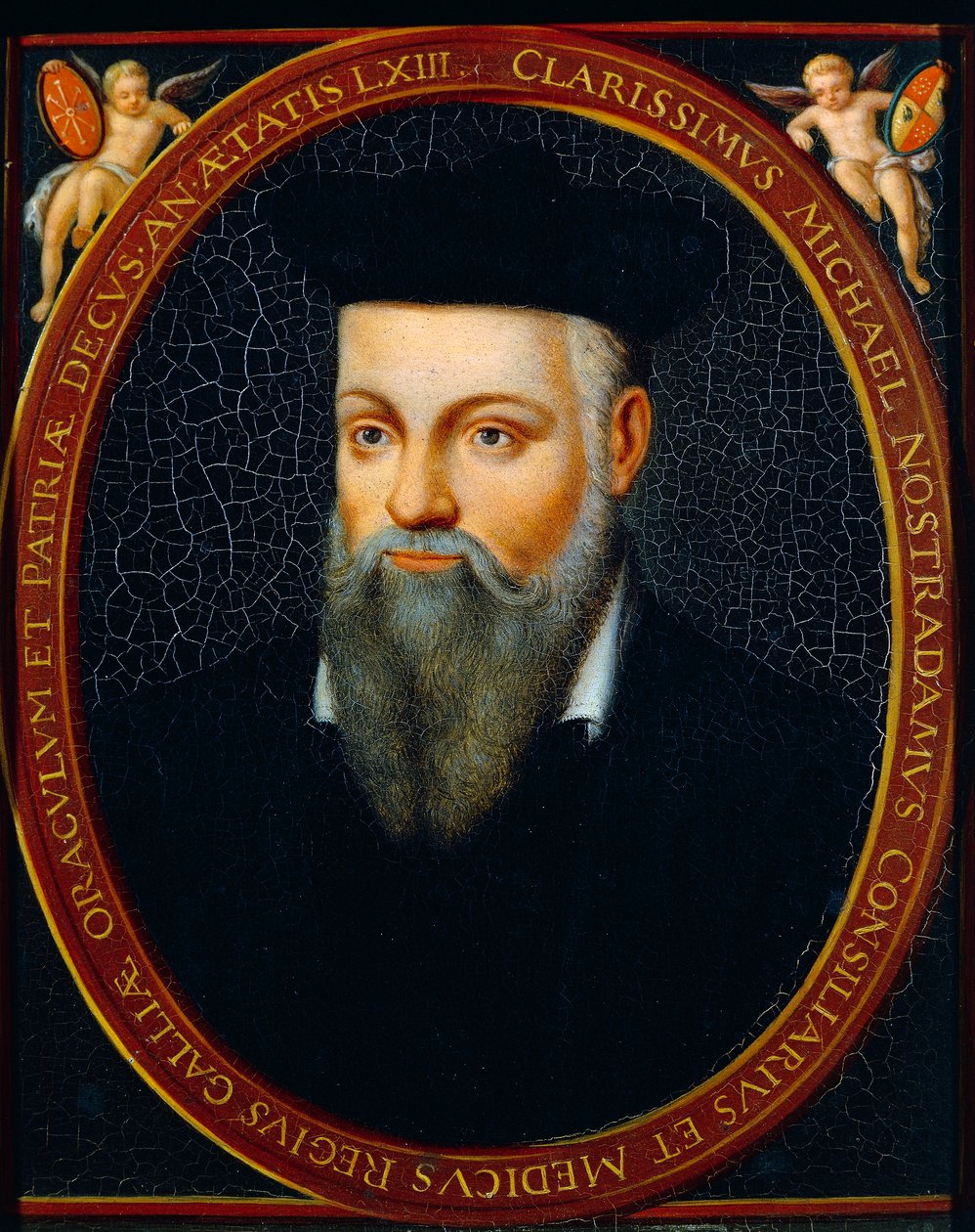 Portrét Michela de Notre Dame zvaného Nostradamus (Saint-Remy-de-Provence od César de Nostredame