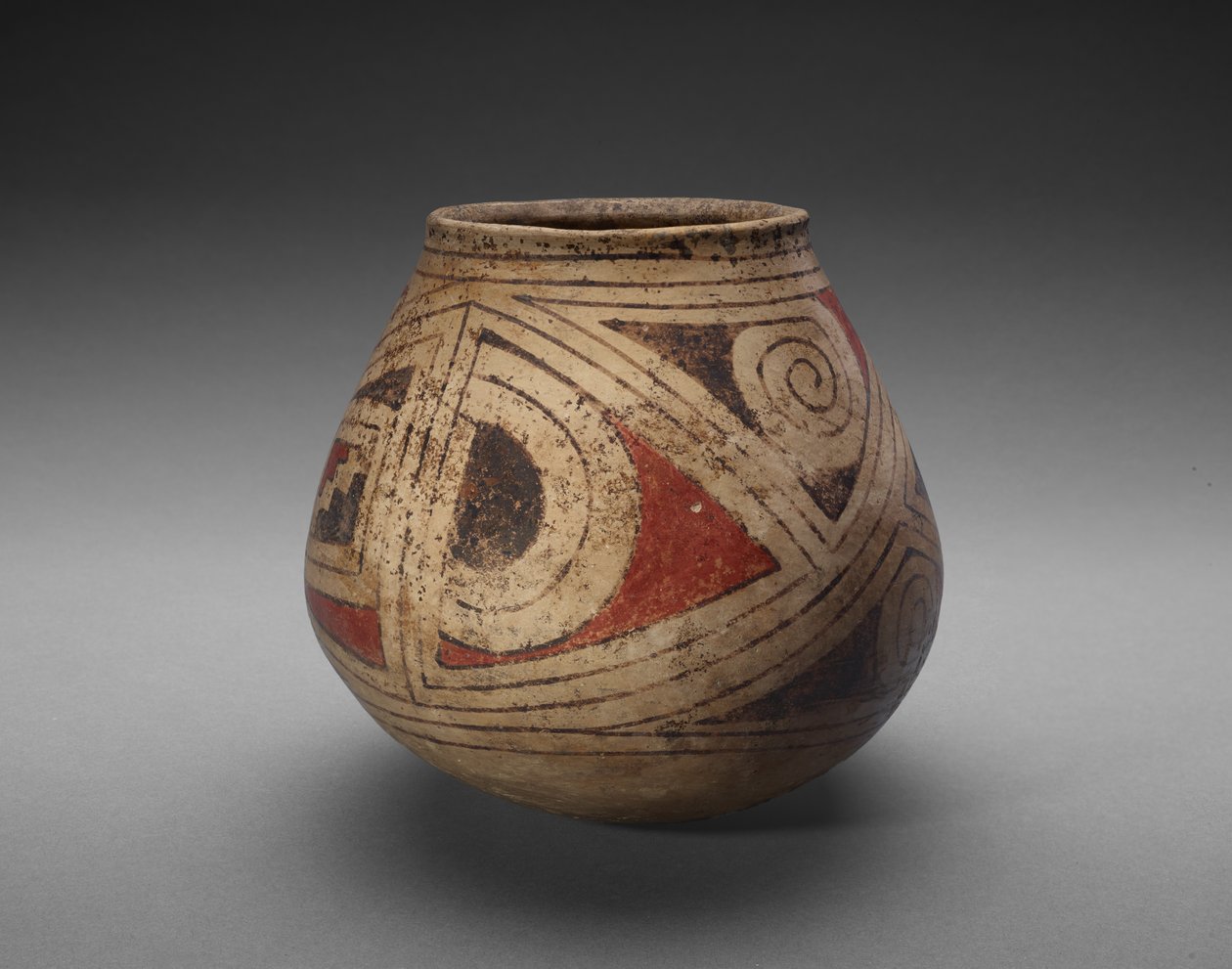 Sklenice (Olla) s geometrickými vzory, Casas Grandes od Culture Mogollon