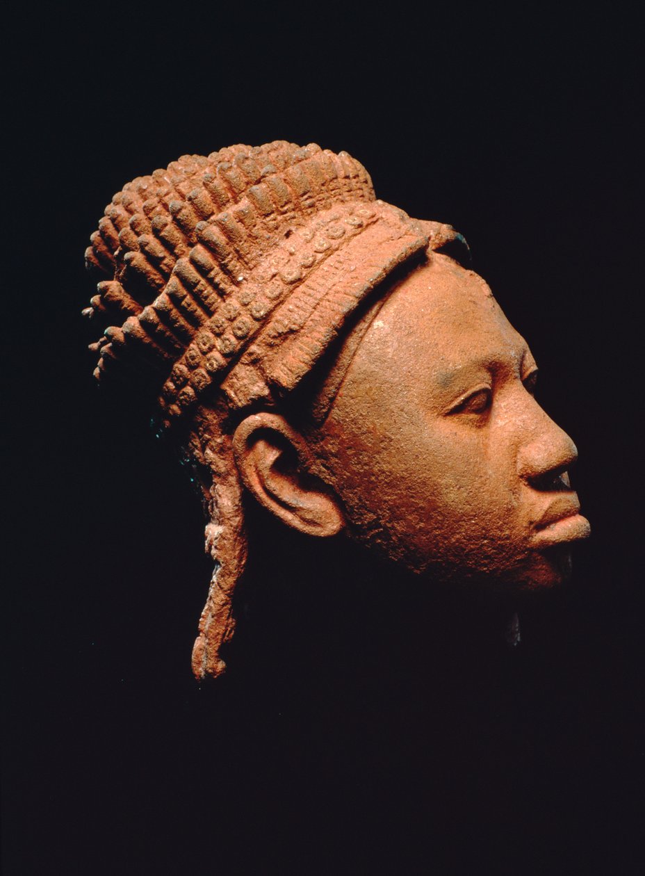 Jorubská hlava královny z Ita Yemoo, Ife, Nigérie od Culture Yoruba